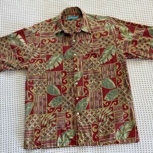 Tori Richard Aloha Print Hawaiian Shirt EUC S
